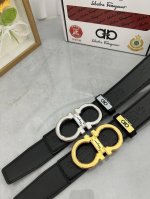 品名：菲拉格幕 原单 材质：原单牛皮腰带 百分百头层牛皮腰带保证真皮，24K纯钢扣，专柜原单品质、做工精细，时尚大牌，送人自用首选 包装： 请认准如图专柜包装赠