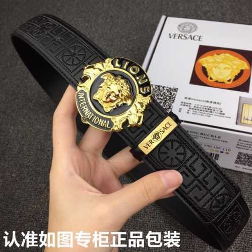 品牌：Versace.范思哲 型号：原单！请认准如图专柜包装 等级：意大利进口百分百头层牛皮，范思哲.Versace，世界著名奢侈品品牌，美人头经典之作，进口头