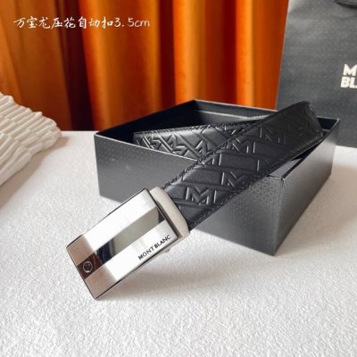 品牌:万宝龙 价格P整套 尺寸:带宽34Mm 正品尺寸 五金材质:专柜精品扣，真空电镀，工艺精细 带身材质:天然头层牛皮.质感十足，手感柔软。时尚个性，经典百搭