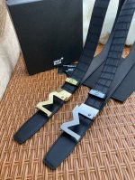 品名：万宝龙 Montblanc 原单 材质：原单牛皮腰带 百分百头层牛皮腰带保证真皮，24K纯钢扣，专柜原单品质、做工精细，时尚大牌，送人自用首选 包装： 请