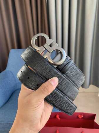 特 Ferragamo.菲拉格慕 全套包装 宽度3.5Cm 高级定制款男士皮带 双面进口牛皮 可双面使用 自行选择搭配 真材实料 很有质感 时尚经典不失风范 搭 - 点击图像关闭