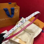L V 村上隆联名腰带 女士款 宽1.5Cm代购版本