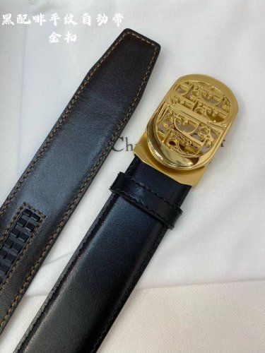 特 迪奥男士自动腰带- 宽度35Mm316精品钢扣 精工打造 手感柔软 可以裁剪