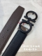 特 Nfc-F3.5Cm高级定制款男士皮带 ，双面进口牛皮，自行选择搭配 真材实料 很有质感 时尚经典不失风范 可自行裁剪 ！