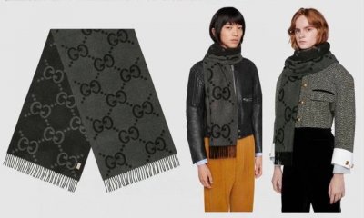 Gu*Ci最新Zg同步款图案真的超级好看啊~就喜欢这种Gg腔调！价格p超级给力，福利推荐Zg售K＋面料是强捻精纺双面真丝羊毛，非常工整精致的面料，呈现出极具力度