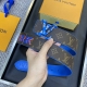 特 驴家Lv早春新品 原单品质 宽度3.8Cm 双面可用 全新摩登时尚的帆布衬托原厂小牛皮底 搭配经典而精致的搭扣设计