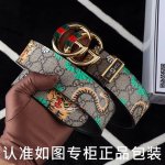 品名：古奇.Gu…Cci原单 型号：认准如图专柜包装，赠送打孔器 材料：百分百头层牛皮，保证真皮。24K纯钢扣，虎，蛇动物系列，红绿布系列专柜同