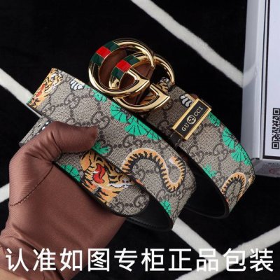 品名：古奇.Gu…Cci原单 型号：认准如图专柜包装，赠送打孔器 材料：百分百头层牛皮，保证真皮。24K纯钢扣，虎，蛇动物系列，红绿布系列专柜同