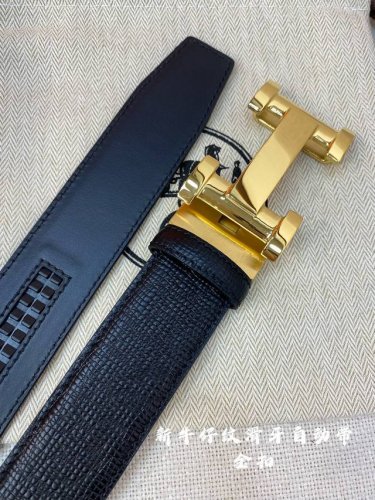 特 Hermes男士自动腰带- 宽度35Mm 316精品钢扣 精工打造 手感柔软 可以裁剪