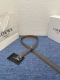 Loewe 罗意威 专柜最新同款腰带 选用光滑牛皮革腰带 饰以金属Loewe腰带扣五孔调节 卓越的工艺 个性的造型 精美的材质 宽:2．0宽