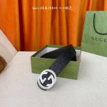 Gucci经典原单品质，双面压花皮，搭配原单精品挂扣，精工制作，细节看图，实物拍摄，高端奢华，双面可用，宽度4.0Cm