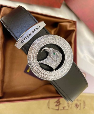 皮带: Stefen Rcici.史特芬.尼茨 腰带: 顶级原单复刻.私人订制高端特供版 等级: 进口原厂头层牛皮纹路-24K纯钢材质.镶钻石真空电镀工艺.史蒂