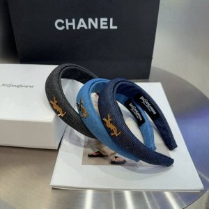 配包装盒 Ysl 圣罗兰 新款牛仔发箍，复古气质美，时尚百搭，甜酷小姐姐必备