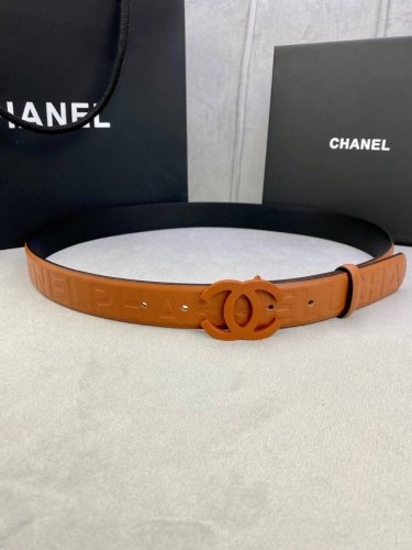 特 宽度3.0cm Chanel 香奈儿 进口柔软小牛皮支持NFC芯片官方网站链接扫码验证、哑色精品钢扣。