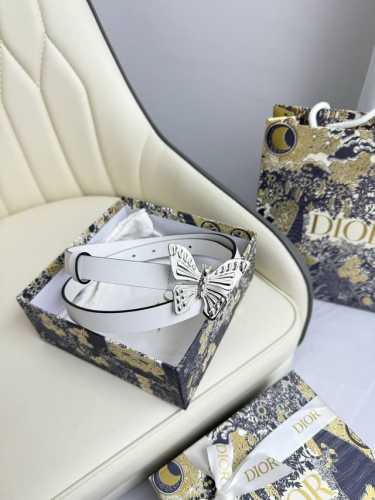 特 Dior 2.0cm腰带 双面原版牛皮 搭配CD标志性扣头 原单品质