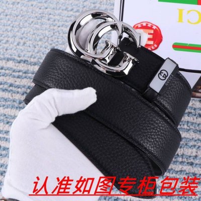 品名：古奇.Gu...Cci原单 材料：百分百头层牛皮，保证真皮。24K纯钢扣双面可用专柜同等质量， 送人自用首选 包装： 请认准如图专柜包装，赠送打孔器，银联
