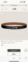 特 Brush Belt Buckle & Reversible Leather Strap 27Mm