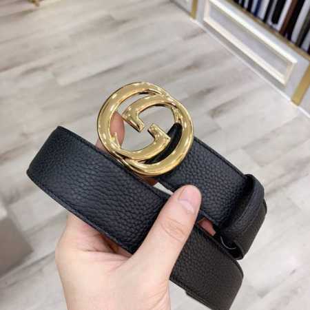 配全套包装盒 Gucci 古奇官网爆款 正品规格 原单品质 进口头层togo荔枝纹 手感极佳 颗粒感40Mm 复古双g做旧古金扣 - 点击图像关闭