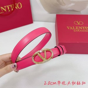2.0Cm华伦天奴平纹腰带，双面头层牛皮，长度：.75.80.85.90.95.100.欧，钻五金扣原版开模定制庆祝]