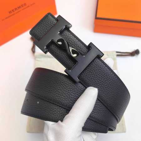 官网同步 爱马仕专柜同步 进口双面小牛皮 精钢精品五金 双面可用38Mm - 点击图像关闭