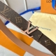 特 L0Uis Vuitt0N 今季新品 驴家女士原單腰帶 寬度30毫米 定制经典帆布面料搭配小荔枝纹小牛皮底 全新开模双层间色新款五金 可双面佩戴 多色可选。