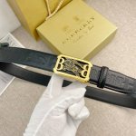巴宝莉 特种自动带皮腰带系列 ，原厂五金精品不锈钢扣，手感柔软舒适 宽3.5Cm。P210