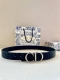 特 宽度3.5 Cm Dior 迪奥两面腰带款式迷人多样，采用多种材质精心打造，为各式廓形增添点睛之笔，彰显优雅醒目的气质。向迪奥钟爱的细节艺术致敬，彰显非凡的