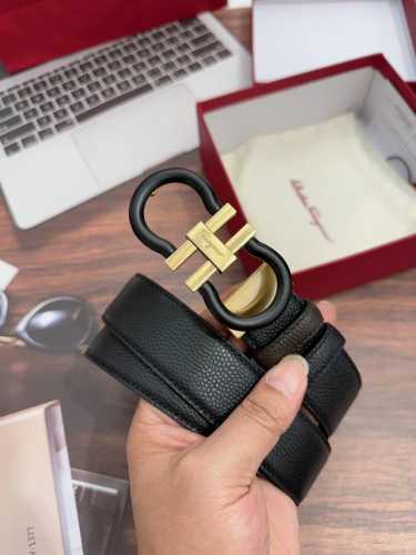 特 菲拉格慕 正品尺寸3.5Cm 原厂皮料 商务简约大方818801