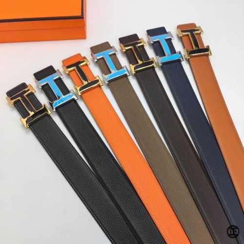 特 P190 Hermes㊣双面原版小牛皮配精钢五金扣，防刮耐磨不褪色，轻奢有品位，3.8Cm精品！