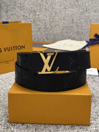 Louis Vuitton Lv腰带 丝印土黄系列 原厂五金 精致手工绘边 柔软舒适 宽4.0 - 点击图像关闭