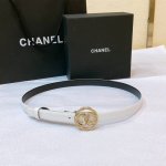 特 Chanel 23p Cc 水钻 麻花金 与银 Logo扣. 进口胎牛皮腰带 2.0Cm精品 精致 典雅