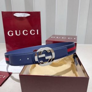 Gucci 古奇新款 DDD 采用织带布搭配双面头层牛皮 纯钢精品花纹扣头打造 双面可用，柔软细腻，休闲商务，百搭大方，商务休闲！ DDD 宽度：3.8Cm D