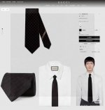 古奇 男士领带系列 双G提花领带 Gg暗纹，稀有采用经典小G Logo提花展现精湛手工与时尚优雅的理想选择，这款领带将标志性完美的结合，以时尚搭配手法演绎的更显