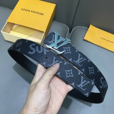 驢家經典款。L0Uis Vuitt0N 今季新品 男士原單腰帶 寬度40毫米 經典荔枝紋牛皮絲印圖案設計 搭配新款復古五金 可雙面佩戴 經典百搭 適合沈穩低調的