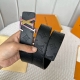 寬度：40Mm Lv Pyrmide Truck L Oeii雙面腰帶 驢家 海外原單代特供 面為進口小牛皮壓飾有標誌性品牌圖案效果工藝 原廠配色柔軟小牛皮底