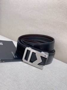特 P190 万宝龙男士自动皮带、经典的白色六角星金属自动扣，精致含蓄相当耐看。