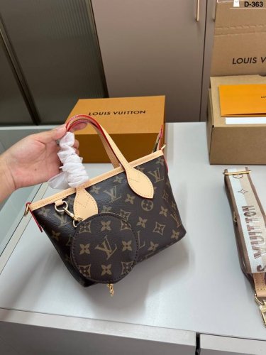 芯片版本 Lv二合一菜篮子托特包 高颜值 潮酷时尚女孩必入 适合日常 通勤 出街 D-363尺寸19×14折叠盒飞机盒