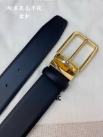 特 Montblanc万宝龙 宽3.5Cm 采用头层牛皮 精品针式扣头 自由裁剪商务休闲皮带