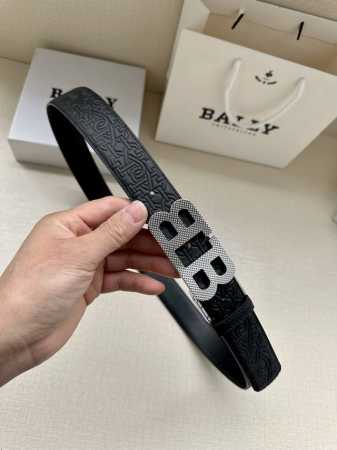 特P200 Bally(巴利) 专柜新款 男士休闲布配皮双用腰带 宽3.4Cm这款头层牛皮压花 - 点击图像关闭
