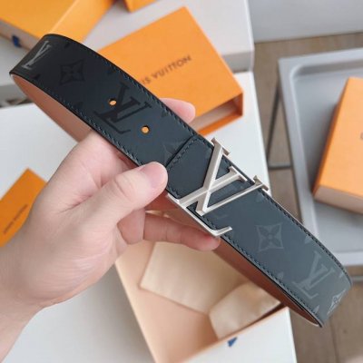 特 Lv.路易威登 全套包装 原版品质 代工厂货品 40Mm宽度 正品一体铸造五金钢扣，原厂皮料 双面原厂定制面料，区别市场货