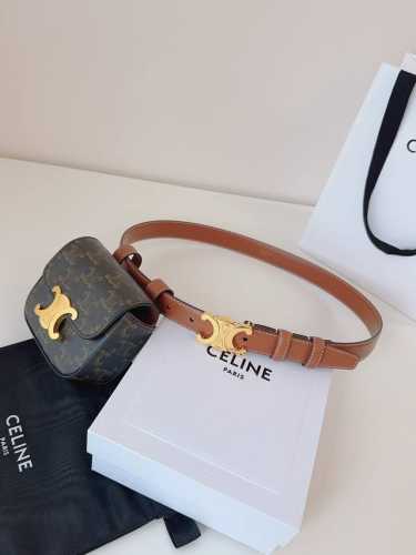 Celine迷你腰带包 赛琳凯旋门 Mini腰包 正品复刻，原单品质，细节完美 日常出行怎么搭都好看 氛围感满满的一款 腰带可拆卸 单独使用，绝对不容错过的绝佳