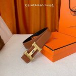 特 爱马仕Hermes 原单爱马仕，宽3.8Cm进口原版皮带身，双面可两面用，精品电镀五金 ！