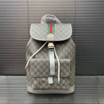 Gucci 古奇 印花双G 双肩包 背包 书包 男女通用 实物拍摄 原厂原版面料 配送防尘布袋 30 X 40 Cm。