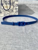特 宽度2.0Cm Dior 迪奧 爆款平面無線帶身 Saddle牛皮革皮带。 烤漆金属“Cd”标志 採用進口雙面頭層牛皮