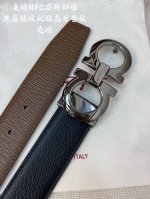 Ferragamo.菲拉格慕 全套包装包装 宽度3.5Cm 高级定制款男士皮带 双面进口牛皮 可双面使用 自行选择搭配 真材实料 很有质感 时尚经典不失风范 搭