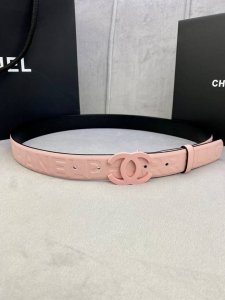 特 宽度3.0Cm Chanel 香奈儿 进口柔软小牛皮支持Nfc芯片官方网站链接扫码验证、哑色精品钢扣。