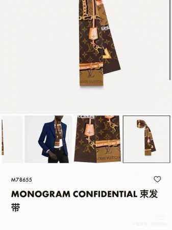 大量到货！ Lv 路易威登 经典黑白丝巾 老花三色！这款丝质束发带以Monogram花纹为背景，印有标志性的路易威登设计元素：皮革带、金属链与挂锁，是赠礼的理想 - 点击图像关闭