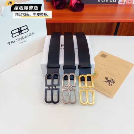 原版品质打孔 品牌：巴黎B家 男款 颜色：黑 扣头：金 银 黑 扣头：原版精品纯铜五金扣头 带身：原版牛皮 尺寸：宽约：3.8Cm 长约：95Cm-125Cm - 点击图像关闭
