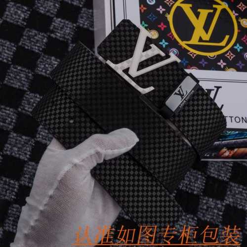 品名：Lv 路易斯登 原单 材料：百分百头层牛皮，保证真皮。专柜原单品质、做工精细，送人自用首选 包装： 请认准如图专柜包装，赠送打孔器，银联发票，宽度3.8C