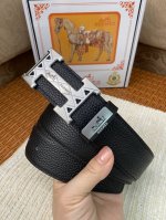 品名：爱马仕.Hermès C原单 材质：原单牛皮腰带 百分百头层牛皮腰带保证真皮，24K纯钢扣，专柜原单品质、做工精细，时尚大牌，送人自用首选
